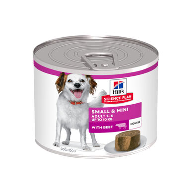Hill's Science Plan Adult Small & Mini Mousse de Ternera lata para perros